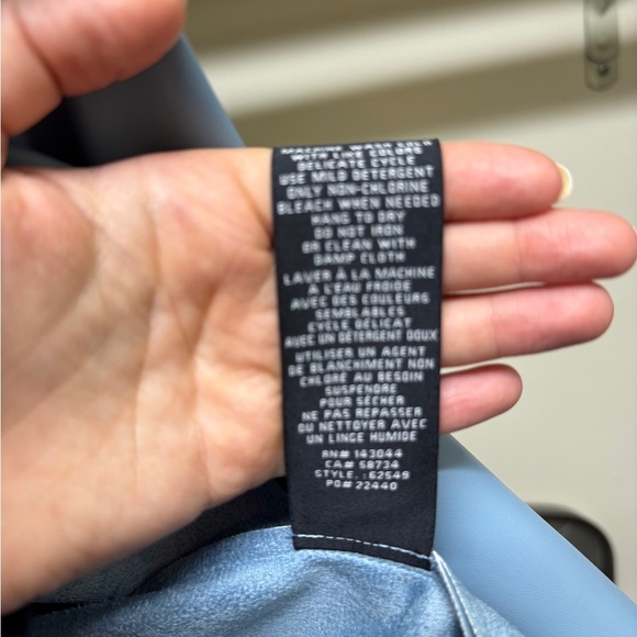 Bagatelle Blue Faux Leather/Suede Jacket- Fall Jacket - Picture 8 of 8